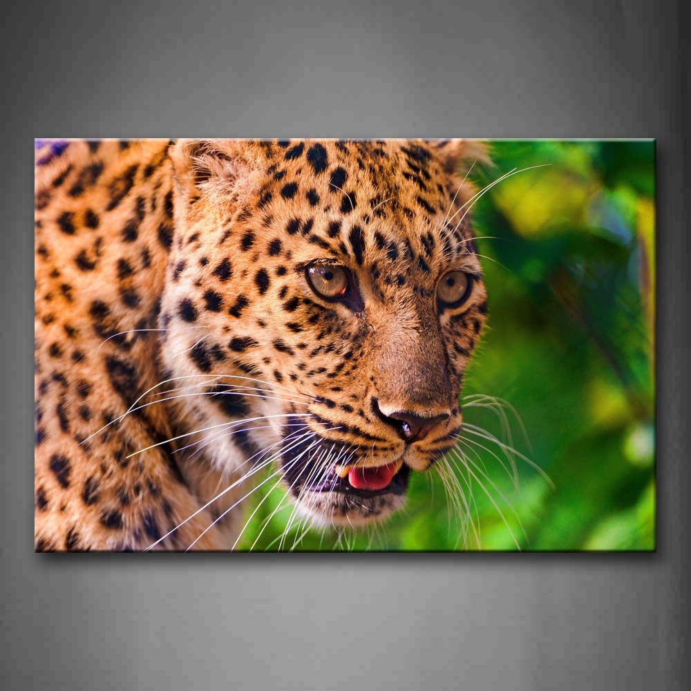 Leopard Head Portrait Wall Art Painting The Picture Print On Canvas Animal Pictures For Home Decor Decoration Gift 