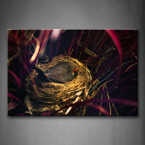 Black Bird In The Nest Wall Art Painting Pictures Print On Canvas Animal The Picture For Home Modern Decoration 