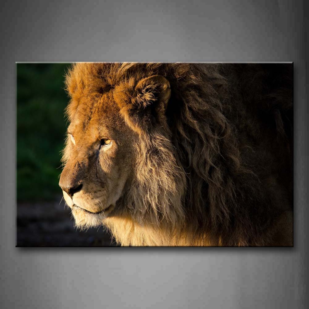 Lion Head Portrait Wall Art Painting The Picture Print On Canvas Animal Pictures For Home Decor Decoration Gift 