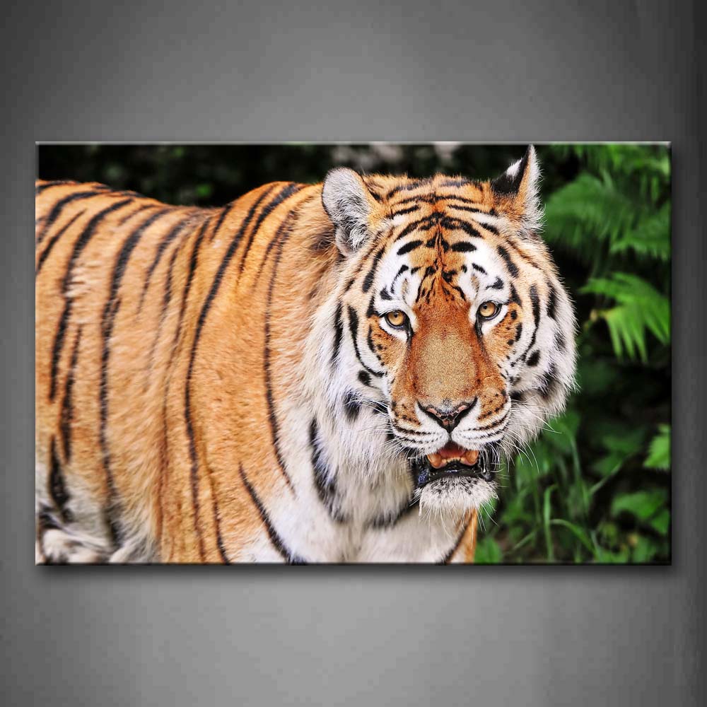 Big Tiger Stand Near Trees  Wall Art Painting The Picture Print On Canvas Animal Pictures For Home Decor Decoration Gift 