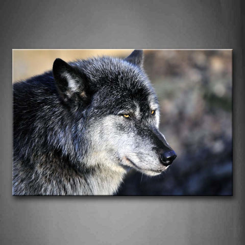 Black And White Gray Wolf Head Portrait Wall Art Painting Pictures Print On Canvas Animal The Picture For Home Modern Decoration 