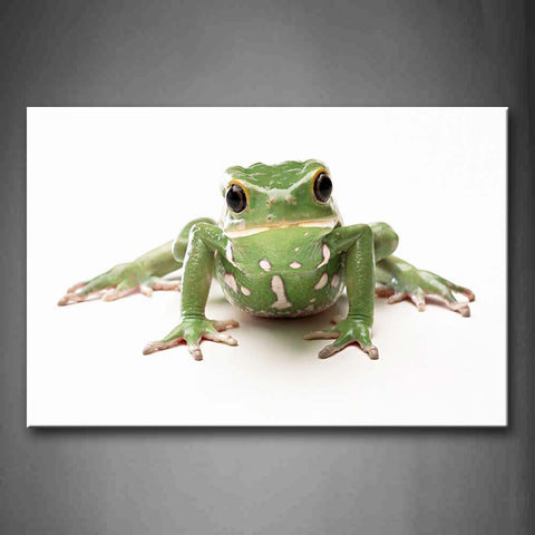 Green Frog On Floor Wall Art Painting The Picture Print On Canvas Animal Pictures For Home Decor Decoration Gift 