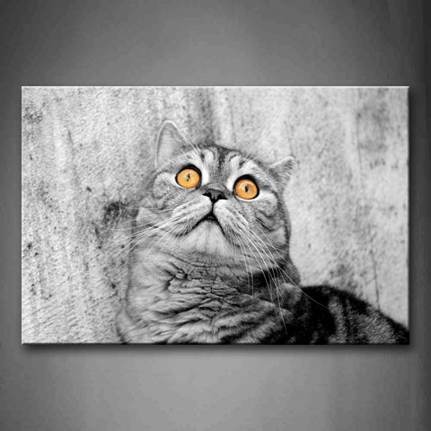 Black And White Cat Head Portrait Wall Art Painting The Picture Print On Canvas Animal Pictures For Home Decor Decoration Gift 