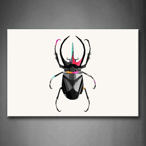 Artistic Insect On White Background Wall Art Painting The Picture Print On Canvas Animal Pictures For Home Decor Decoration Gift 