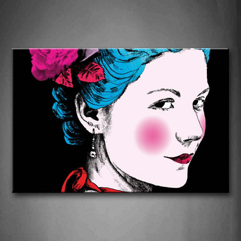 She Is Looking At You Wall Art Painting The Picture Print On Canvas People Pictures For Home Decor Decoration Gift 