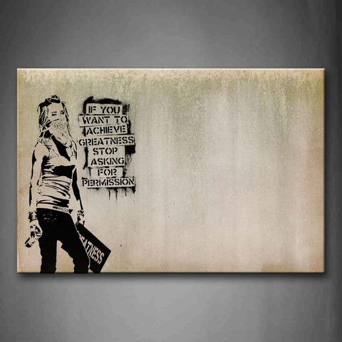 Cool Girl Looks Arrogant Wall Art Painting The Picture Print On Canvas People Pictures For Home Decor Decoration Gift 