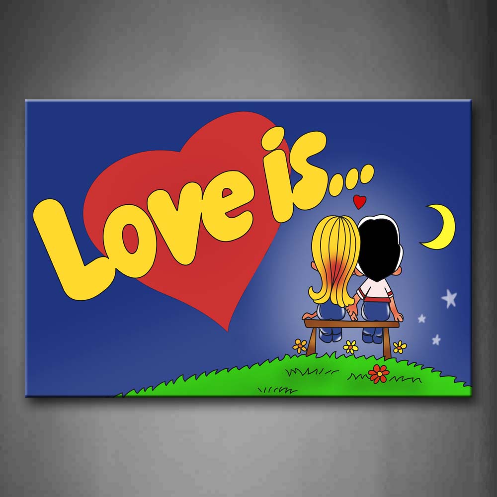 A Pair Of Lovers Is Dates Wall Art Painting The Picture Print On Canvas People Pictures For Home Decor Decoration Gift 