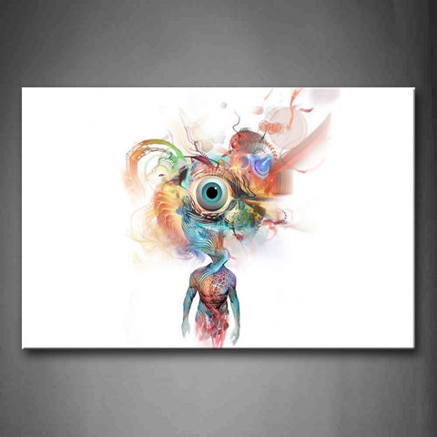 Creative Body Eye Colorful Wall Art Painting Pictures Print On Canvas People The Picture For Home Modern Decoration 