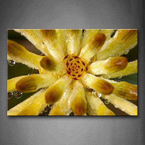 Yellow Wildflowers Portrait Wall Art Painting Pictures Print On Canvas Flower The Picture For Home Modern Decoration 