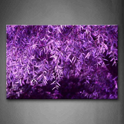 Purple Plant Branch Wall Art Painting Pictures Print On Canvas Flower The Picture For Home Modern Decoration 