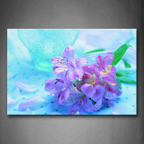 A Bunch Of Purple Flower  Wall Art Painting Pictures Print On Canvas Flower The Picture For Home Modern Decoration 