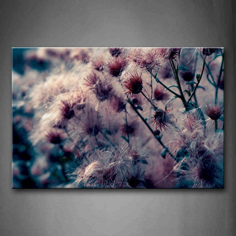 Brushy Flower In Branch Wall Art Painting Pictures Print On Canvas Flower The Picture For Home Modern Decoration 