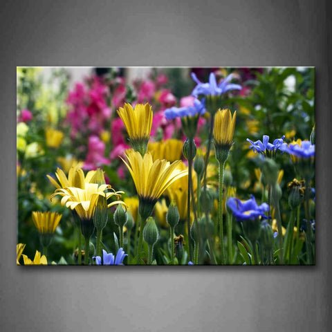Many Kinds Of Flowers Together Wall Art Painting The Picture Print On Canvas Flower Pictures For Home Decor Decoration Gift 