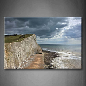 Cliff Near Beach Wide Sea Wall Art Painting Pictures Print On Canvas Seascape The Picture For Home Modern Decoration 