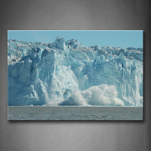 Splendid Iceberg Crush To The Sea Wall Art Painting The Picture Print On Canvas Seascape Pictures For Home Decor Decoration Gift 