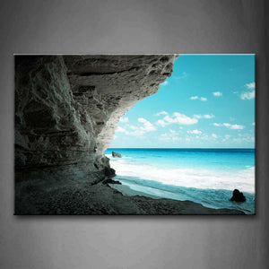 Abrupt Cliff Near Magnificent Bule Sealand Wall Art Painting The Picture Print On Canvas Seascape Pictures For Home Decor Decoration Gift 
