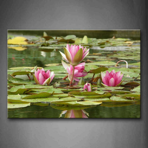 A Pile Of Rock And Stone Orderly Arrangement Wall Art Painting Pictures Print On Canvas Flower The Picture For Home Modern Decoration 