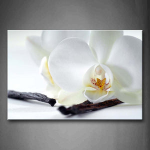 White Flower On White Floor Wall Art Painting The Picture Print On Canvas Flower Pictures For Home Decor Decoration Gift 