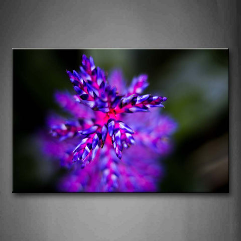 Purple Red And Blue Flowers Portrait Wall Art Painting Pictures Print On Canvas Flower The Picture For Home Modern Decoration 