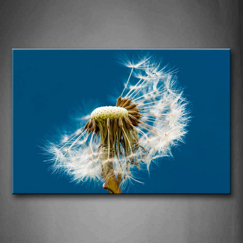Dandelion In Blue Sky Portrait Wall Art Painting Pictures Print On Canvas Flower The Picture For Home Modern Decoration 