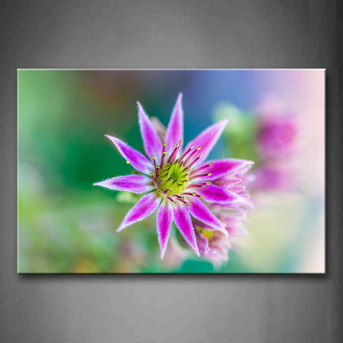 Little Pretty Flower In Pink Wall Art Painting Pictures Print On Canvas Flower The Picture For Home Modern Decoration 