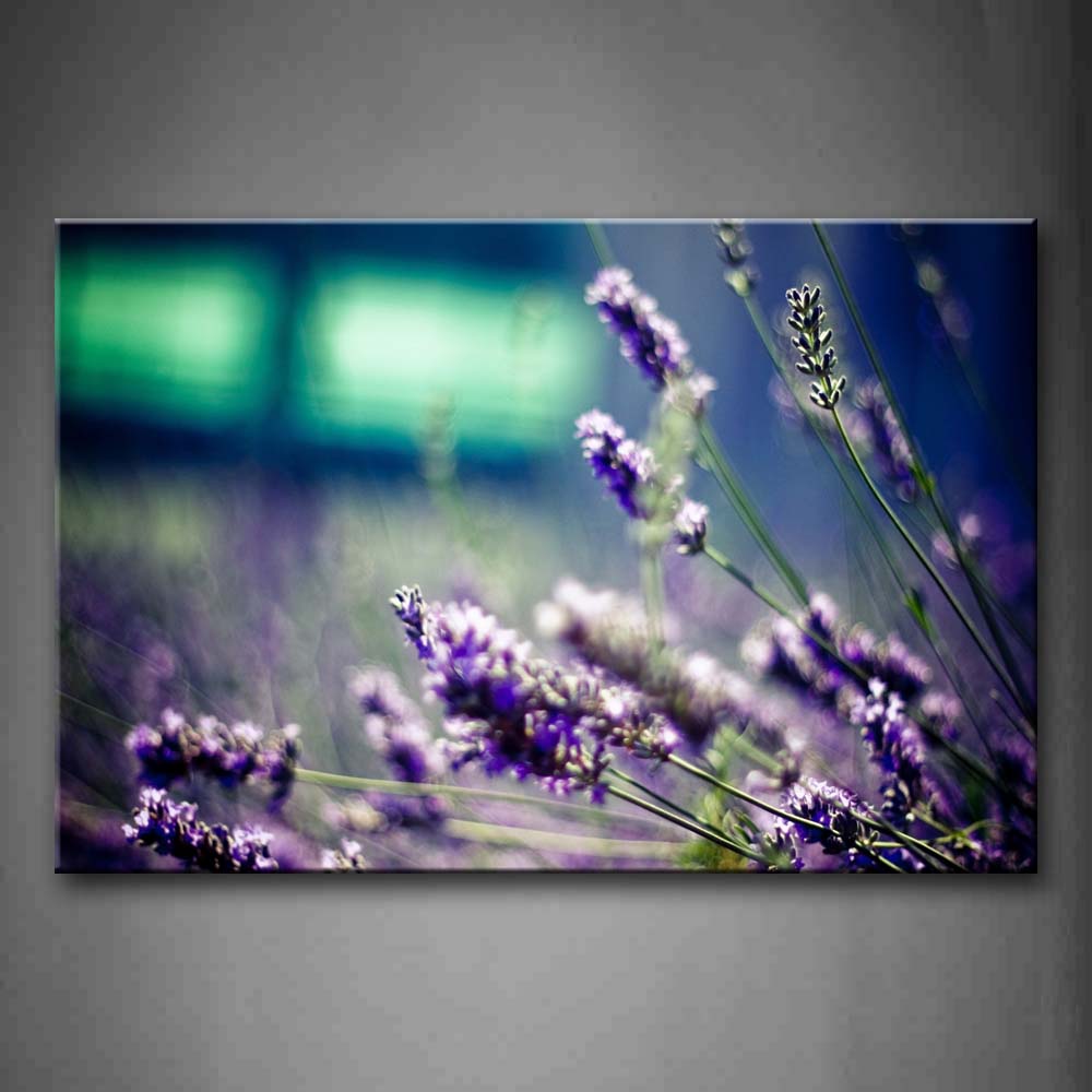 Bunch Of Pretty Flowers Of Lavender Wall Art Painting Pictures Print On Canvas Flower The Picture For Home Modern Decoration 