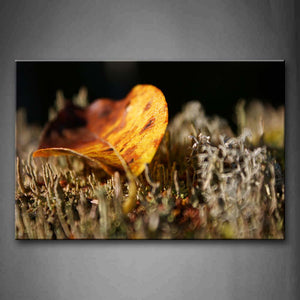 Huge Leaf On The Ground Wall Art Painting The Picture Print On Canvas Botanical Pictures For Home Decor Decoration Gift 