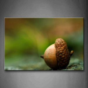 Cute Acorn On The Ground Wall Art Painting The Picture Print On Canvas Botanical Pictures For Home Decor Decoration Gift 