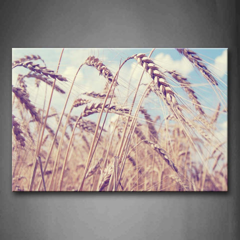 Slice Of Wheats In The Field Wall Art Painting Pictures Print On Canvas Botanical The Picture For Home Modern Decoration 