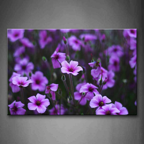 Slice Of Purple Flowers  Wall Art Painting Pictures Print On Canvas Flower The Picture For Home Modern Decoration 