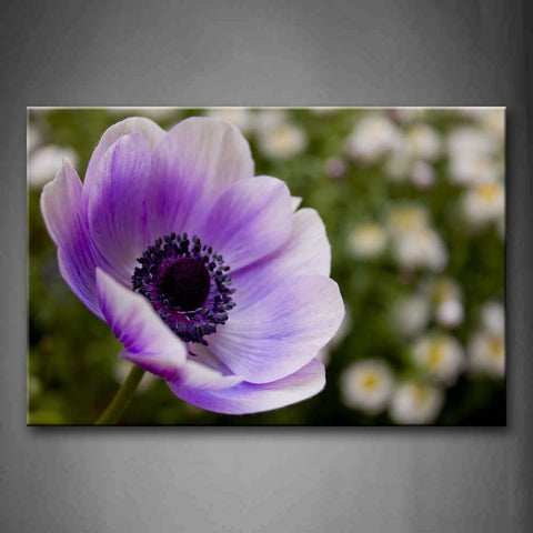 Beautiful Flower With Light Purple Petals Wall Art Painting The Picture Print On Canvas Flower Pictures For Home Decor Decoration Gift 