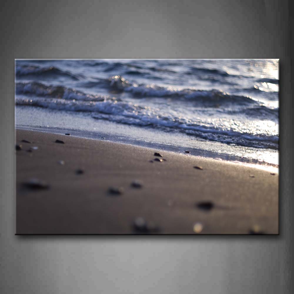 Quiet Beach Impassive Ocean Bright Sunbeam Wall Art Painting The Picture Print On Canvas Seascape Pictures For Home Decor Decoration Gift 