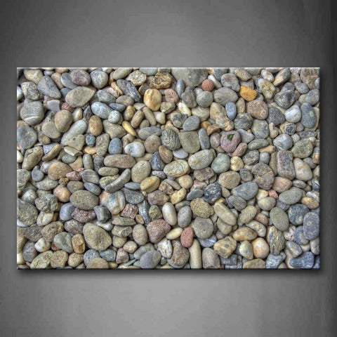 Plenty Of Cobblestones On The Ground Wall Art Painting The Picture Print On Canvas Art Pictures For Home Decor Decoration Gift 