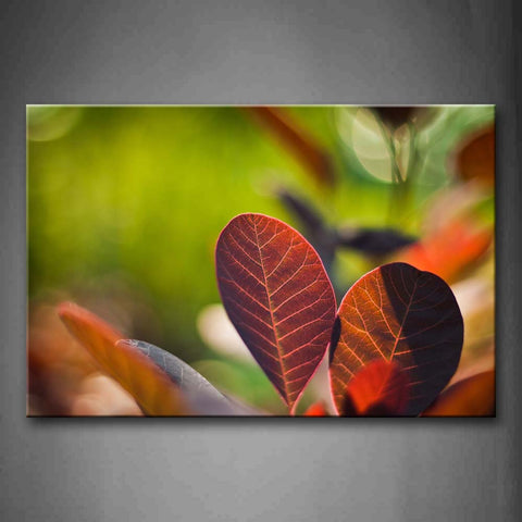 Leaves With Clear Texture Wall Art Painting Pictures Print On Canvas Botanical The Picture For Home Modern Decoration 