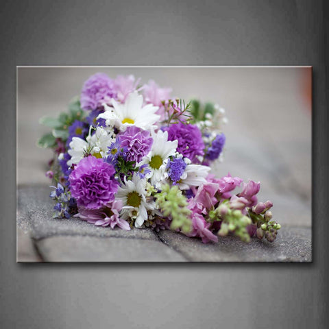 Bunch Of Pretty Flowers In Various Color Wall Art Painting The Picture Print On Canvas Flower Pictures For Home Decor Decoration Gift 