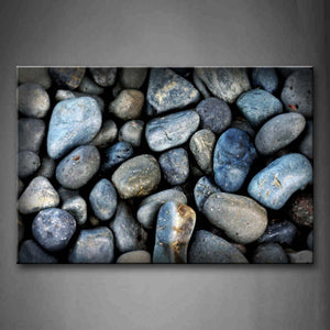 Pile Of Little Cobblestones On Ground Wall Art Painting Pictures Print On Canvas Art The Picture For Home Modern Decoration 