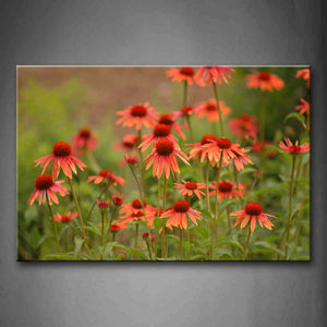 Many Pink Flowers With Leafs  Wall Art Painting Pictures Print On Canvas Flower The Picture For Home Modern Decoration 