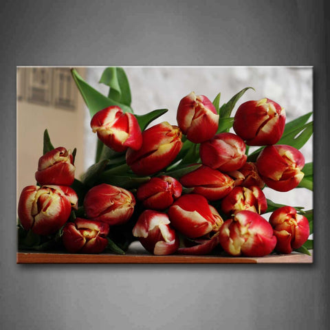 A Brunch Of Flower On Desk Wall Art Painting Pictures Print On Canvas Flower The Picture For Home Modern Decoration 