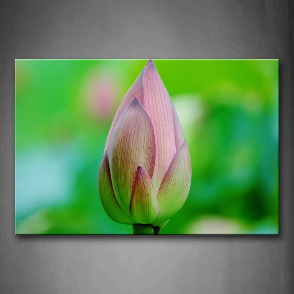 Lotus Bud Portrait Wall Art Painting The Picture Print On Canvas Flower Pictures For Home Decor Decoration Gift 