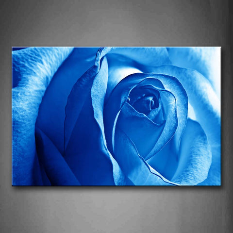 Blue Flower Like Rose Wall Art Painting The Picture Print On Canvas Flower Pictures For Home Decor Decoration Gift 