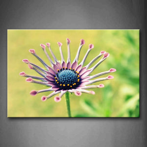 Pink Flower With Blue Anther Like Octopus Wall Art Painting Pictures Print On Canvas Flower The Picture For Home Modern Decoration 