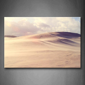 Big Desert With Sand Dune Wall Art Painting Pictures Print On Canvas Landscape The Picture For Home Modern Decoration 