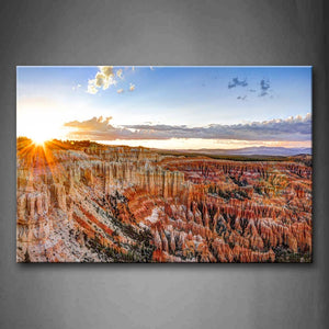 Sunset At Steep Canyon  Wall Art Painting Pictures Print On Canvas Landscape The Picture For Home Modern Decoration 