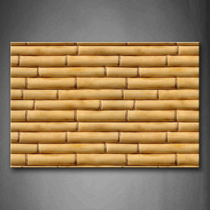 Yellow Bamboo Form A Desk Surface Wall Art Painting Pictures Print On Canvas Art The Picture For Home Modern Decoration 