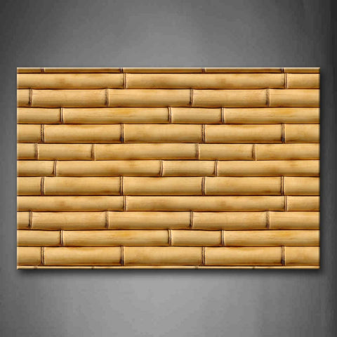 Yellow Bamboo Form A Desk Surface Wall Art Painting Pictures Print On Canvas Art The Picture For Home Modern Decoration 