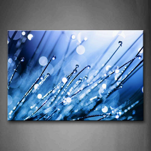 Blue Water Drop Is Charming Wall Art Painting The Picture Print On Canvas Botanical Pictures For Home Decor Decoration Gift 