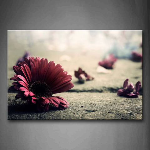 Beautiful Flowers On The Ground Wall Art Painting Pictures Print On Canvas Flower The Picture For Home Modern Decoration 