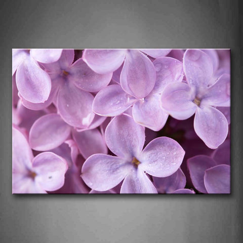 These Purple Flowers Are Blossoming Wall Art Painting The Picture Print On Canvas Flower Pictures For Home Decor Decoration Gift 