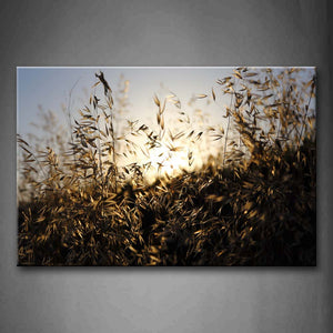 A Group Of Dried-Up Grass Wall Art Painting The Picture Print On Canvas Botanical Pictures For Home Decor Decoration Gift 