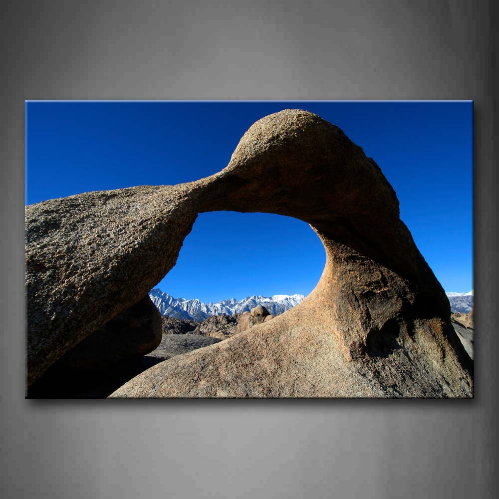 Strange Rocks In  Arch Wall Art Painting Pictures Print On Canvas Landscape The Picture For Home Modern Decoration 